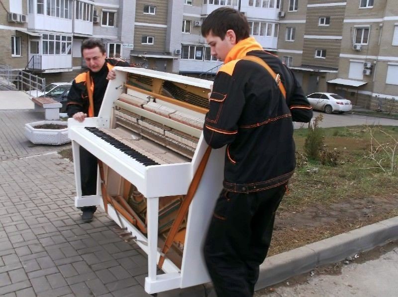 Перевозка пианино и рояля в Каспийске — цена от 814 руб., грузчики, упаковка — Мастер24